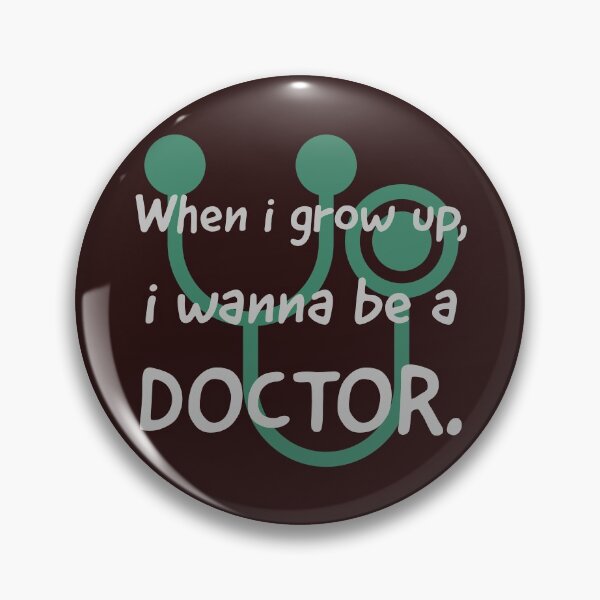 Artikelvorschau, Wenn ich groß bin, möchte ich Arzt werden entworfen und verkauft von doctors-apparel.