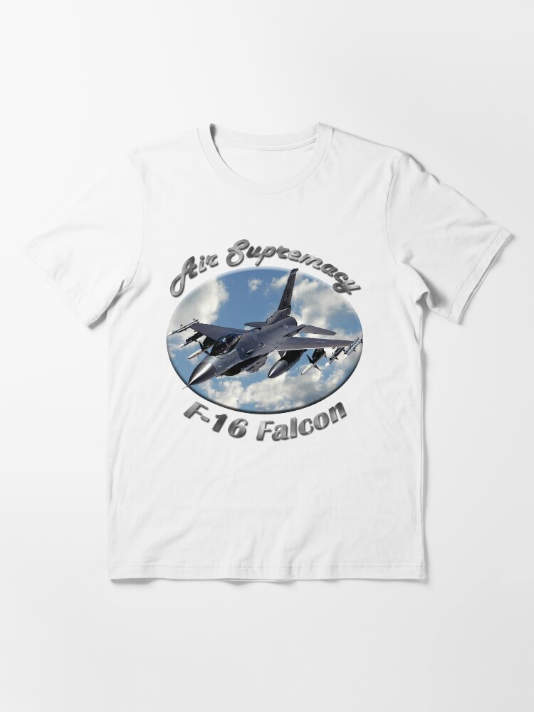 Alternate view of F-16 Falcon Air Supremacy Essential T-Shirt