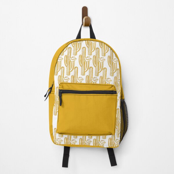Item preview, Orange yellow Somewhere to hang your hat backpack designed and sold by Cobraoil.