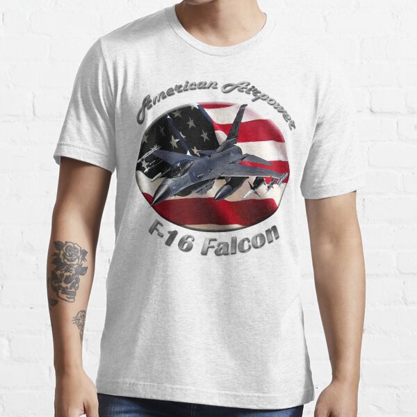 F-16 Falcon American Airpower Essential T-Shirt