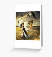 The Steampunk Warrior Greeting Card