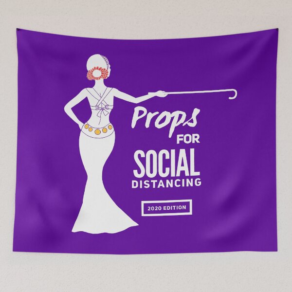 Item preview, Cane Belly Dance Social Distancing  designed and sold by meleyart.