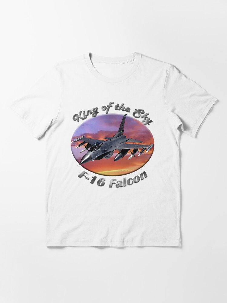 Alternate view of F-16 Falcon King Of The Sky Essential T-Shirt