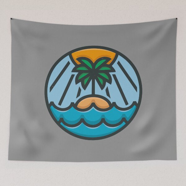 Item preview, Summer Beach Island designed and sold by AlundrART.