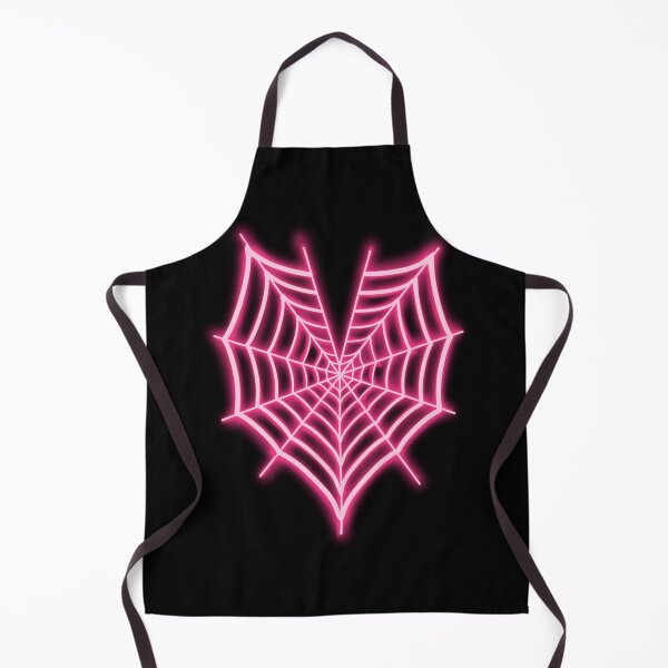 Item preview, Neon Pink Spiderweb Heart designed and sold by ItsChillJill.