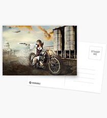 The Steampunk Warrior Postcards