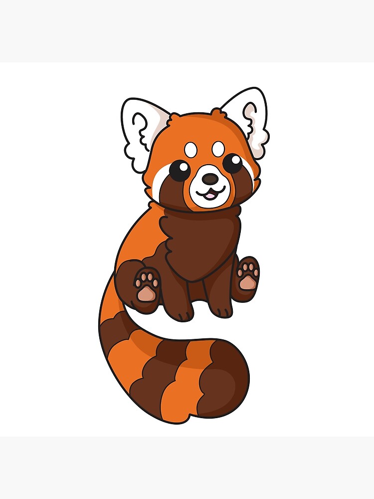 Cute Red Panda Art Print for Sale by Emily H