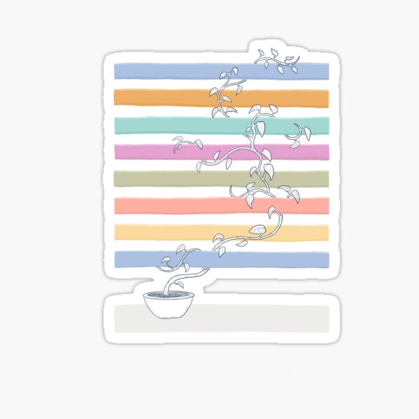 Climbing Stripes Sticker