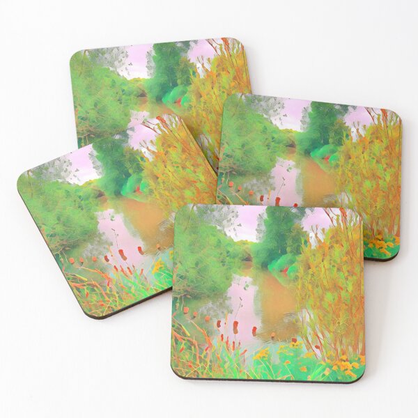 Item preview, Tranquil river scene in summer designed and sold by MichaelBShannon.
