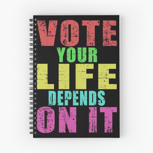 Item preview, Vote your life depends on it vintage grunge effect designed and sold by vineeth.