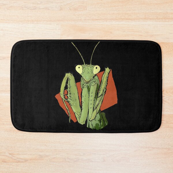 Item preview, Happy Praying Mantis Cute Insect designed and sold by OomlaArt.