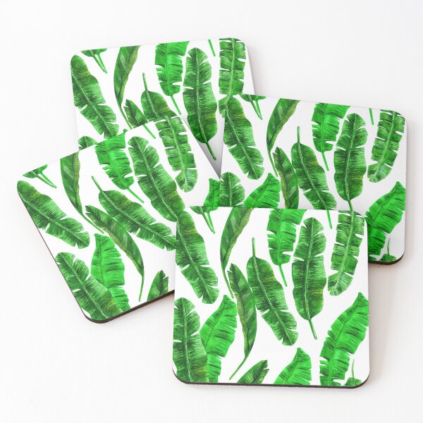 Item preview, Green banana leaves pattern. designed and sold by Colibri77.