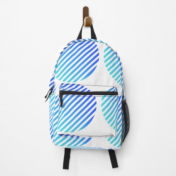 Item preview, Symmetrical blue gradient circles designed and sold by ArtbyCharmante.