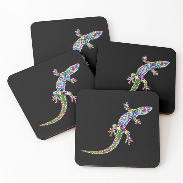 Item preview, Lizard mosaic colorful designed and sold by ChrissiCreation.
