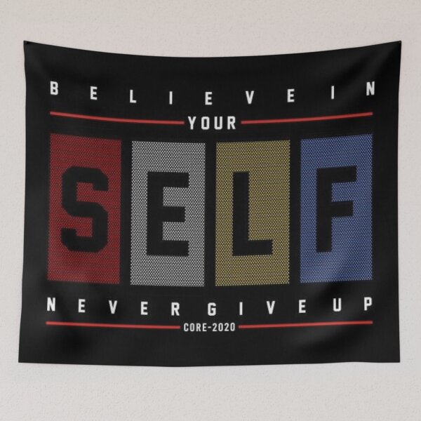 Item preview, Believe in Your Self- Motivational Design designed and sold by DopeTops.