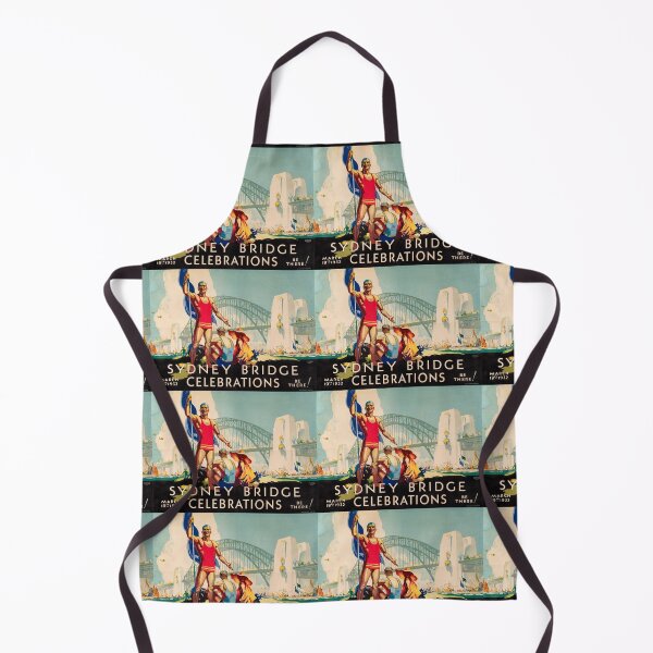 Item preview, Vintage Art Deco Sydney Harbour Bridge Print (1932) designed and sold by anmm.