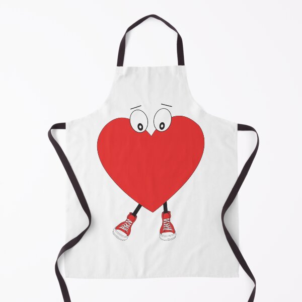 Item preview, Heart Shape Red Cute Love Character Illustration Design designed and sold by idovedesign.