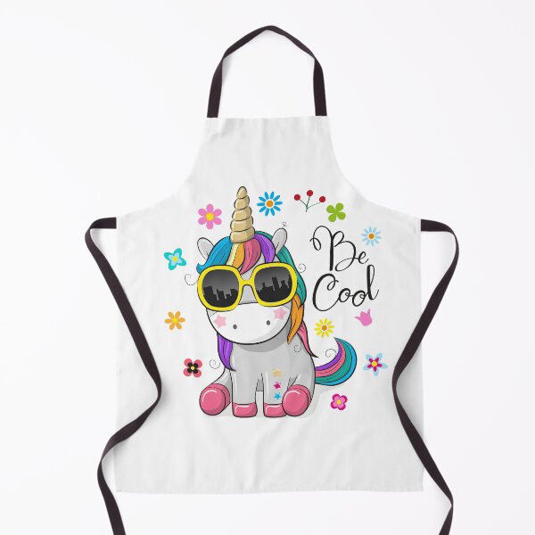 Item preview, Cute Unicorn Cartoon with Rainbow Hair  designed and sold by Ross-Sergey.