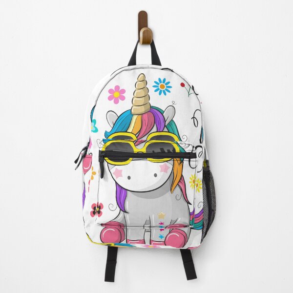 Item preview, Cute Unicorn Cartoon with Rainbow Hair designed and sold by Ross-Sergey.