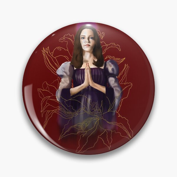 Item preview, Saint Drusilla With Lilies designed and sold by rhiannondewar.