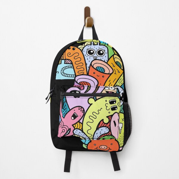 Item preview, Number 4 four - Funny and Colorful Cute Monster Creatures designed and sold by funwithletters.