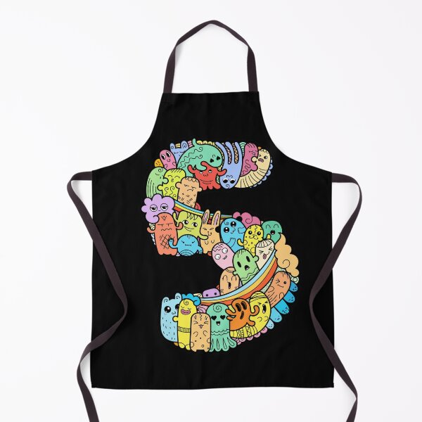 Item preview, Number 5 five - Funny and Colorful Cute Monster Creatures designed and sold by funwithletters.