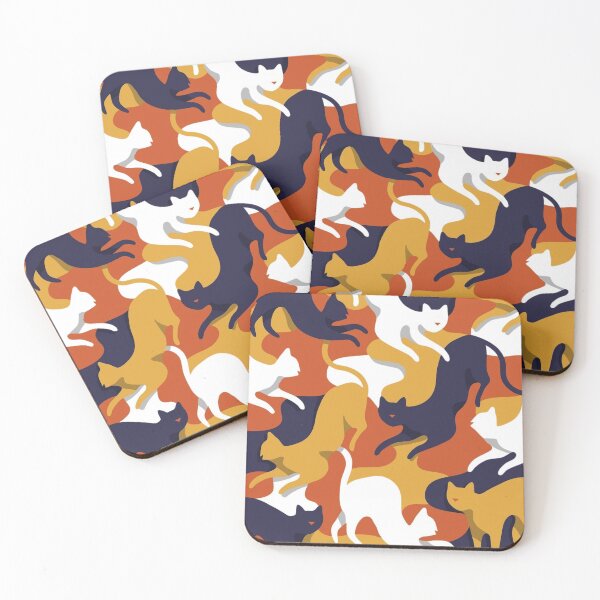 Item preview, Cats Camuflage Pattern designed and sold by DopeTops.