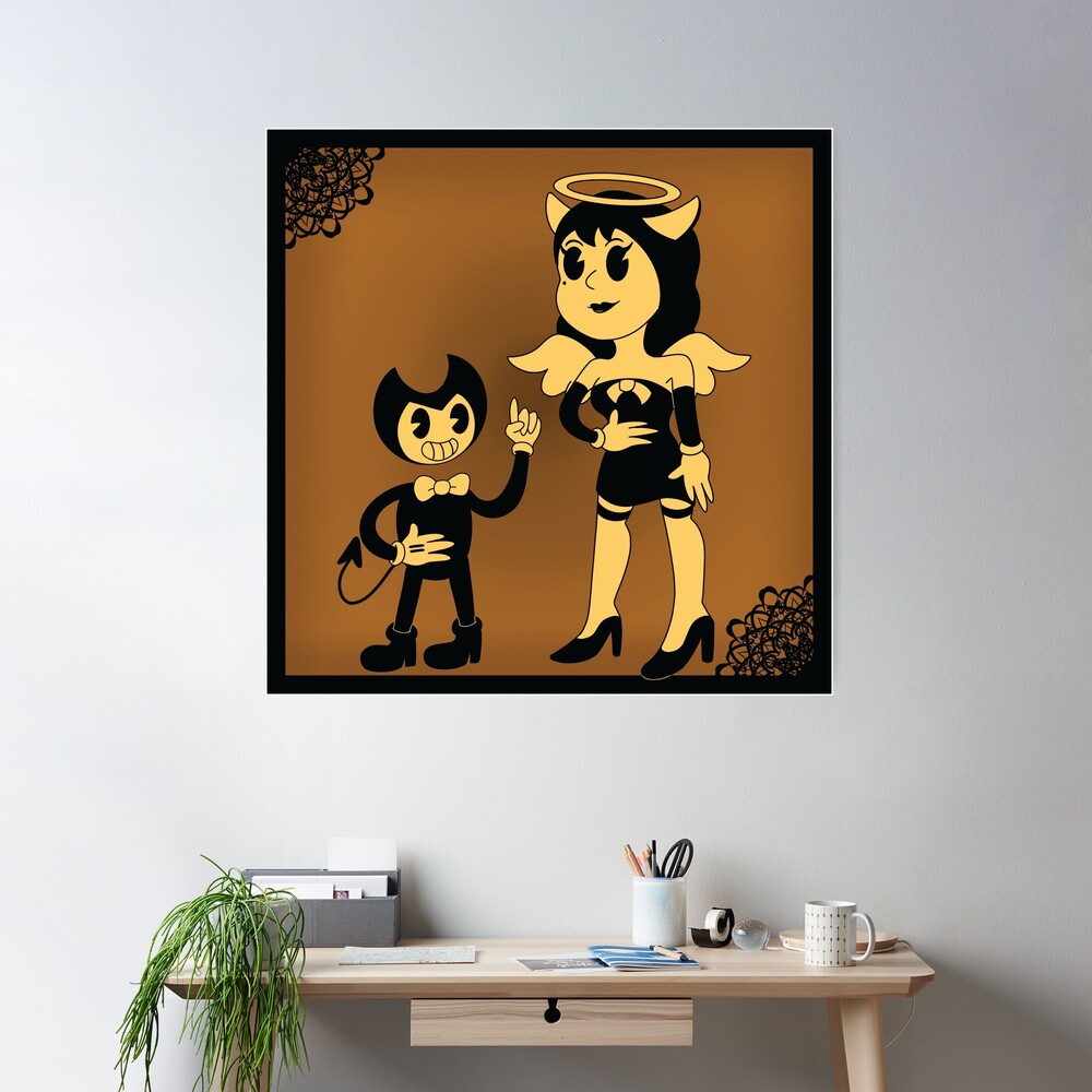 Bendy The Demon & Alice Angel (Tan Color)