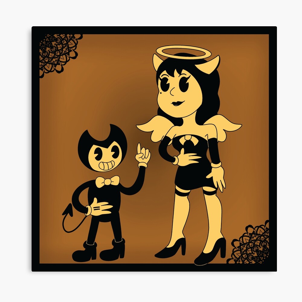 Bendy The Demon & Alice Angel (Tan Color)