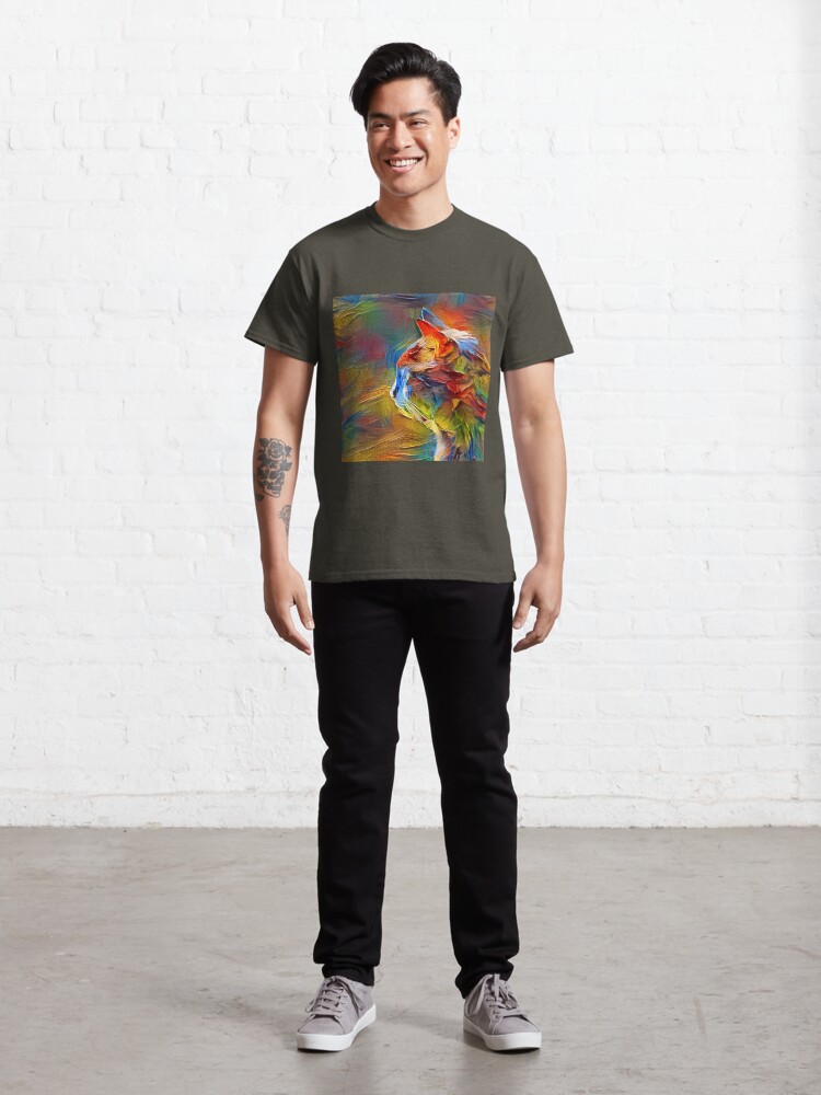 Thumbnail 3 of 7, Classic T-Shirt, Abstraction designed and sold by blackhalt.