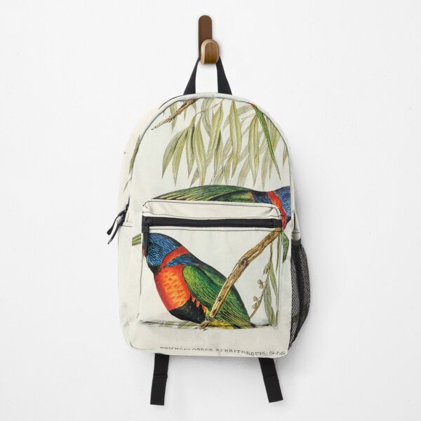Item preview, Rainbow Lorikeet vintage illustration designed and sold by Flamin' Galah.