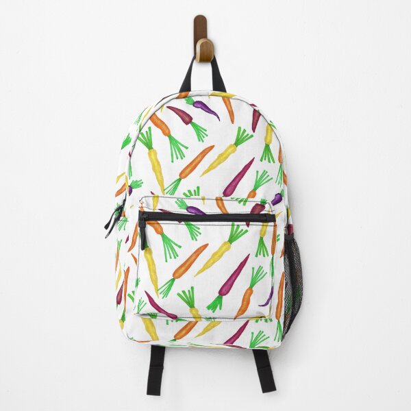 Item preview, Colorful carrots pattern white background designed and sold by KeytonDesign.