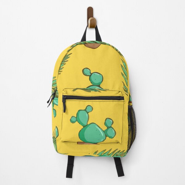 Decorative Seamless Pattern With Cacti Succulents Backpack