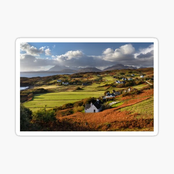 Item preview, Tarskavaig and The Cuillins of Skye in Autumn Scotland designed and sold by PhotosEcosse.