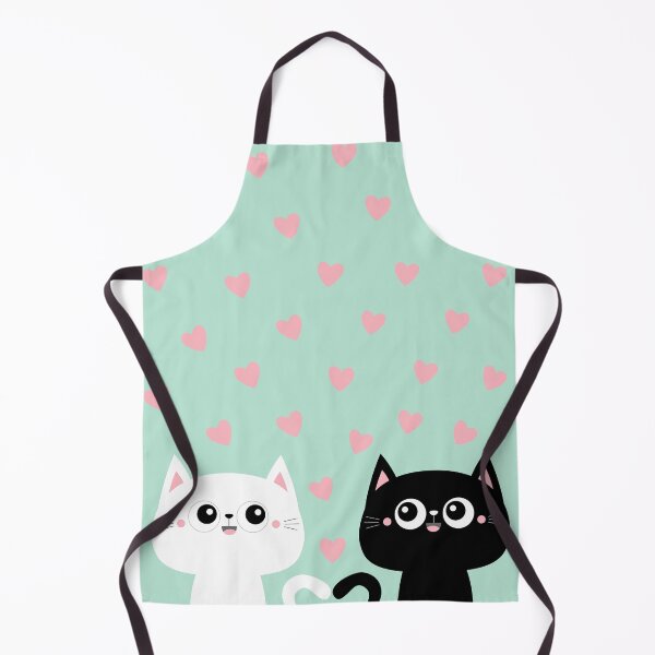 Item preview, Black and White Sweet Cats and Hearts designed and sold by edgalum.