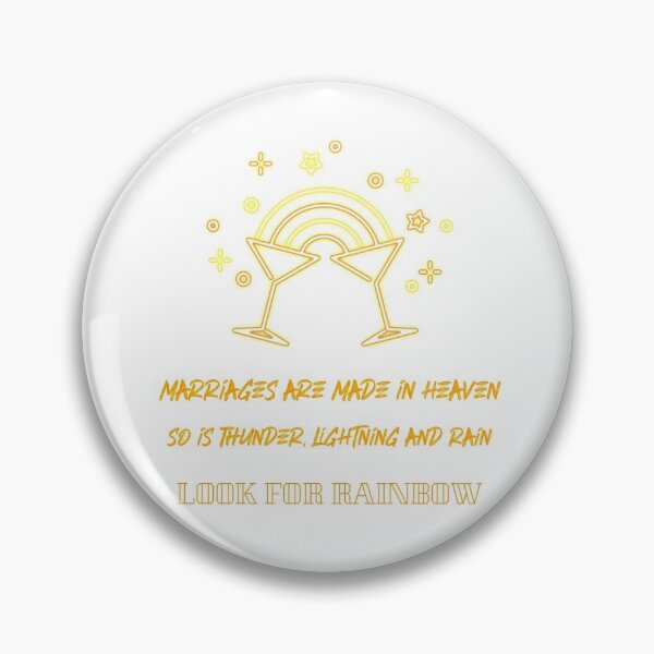 Item preview, Marriages are made in Heaven so is thunder, lightning and rain designed and sold by miminova.