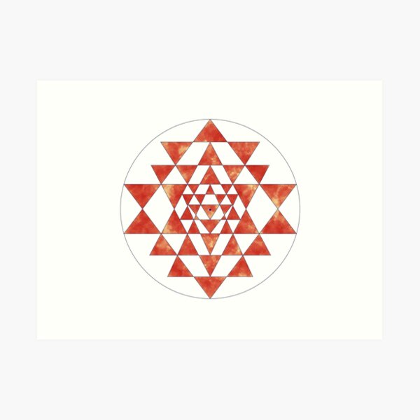 Sri Yantra 11 Art Print
