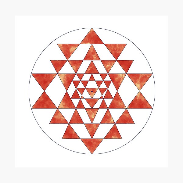 Sri Yantra 11 Photographic Print