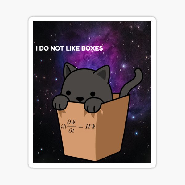 Item preview, Schrodinger's cat. Quantum mechanics. designed and sold by spaceart-co.
