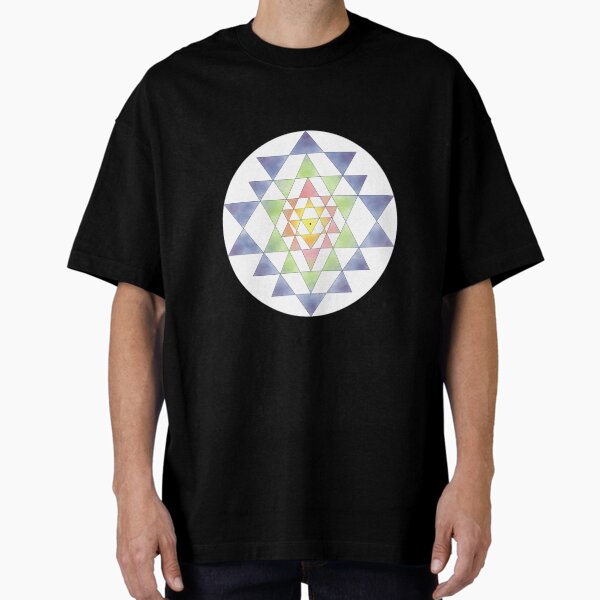 Sri Yantra 10 Oversized T-Shirt