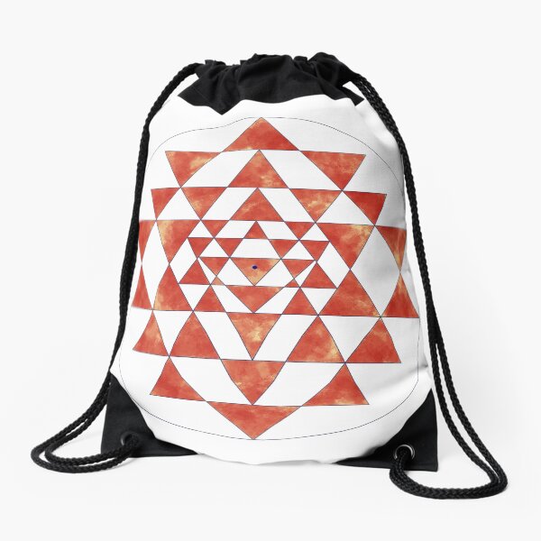 Sri Yantra 11 Drawstring Bag