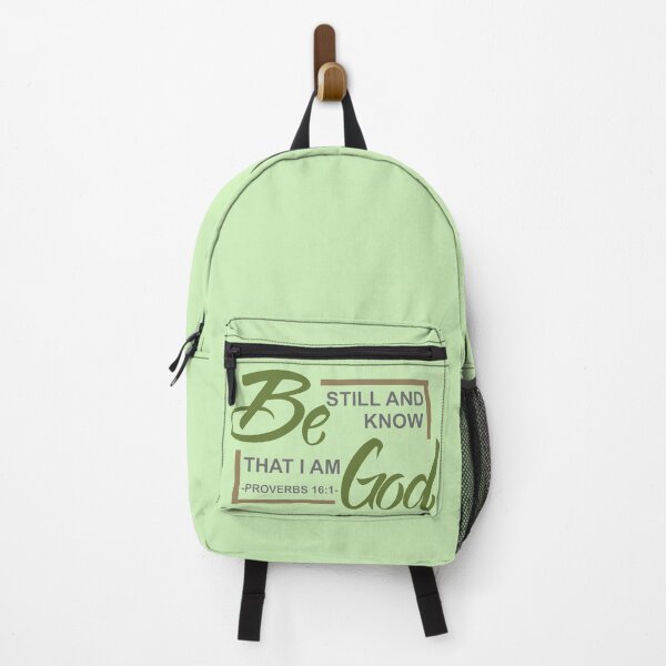 Item preview, "Be still and know that I am God" Proverbs 16:1 designed and sold by ZalinaKadyrova.
