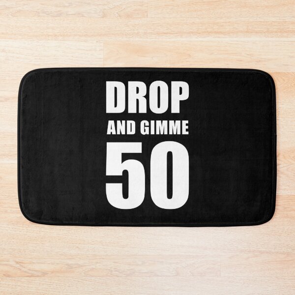 Item preview, Fitness Workout Funny Drop And Gimme 50 Gift designed and sold by SuperFreshArt.