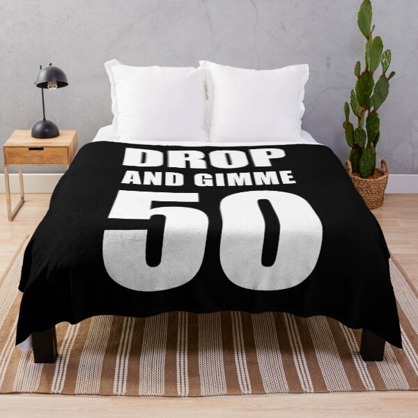 Item preview, Fitness Workout Funny Drop And Gimme 50 Gift designed and sold by SuperFreshArt.