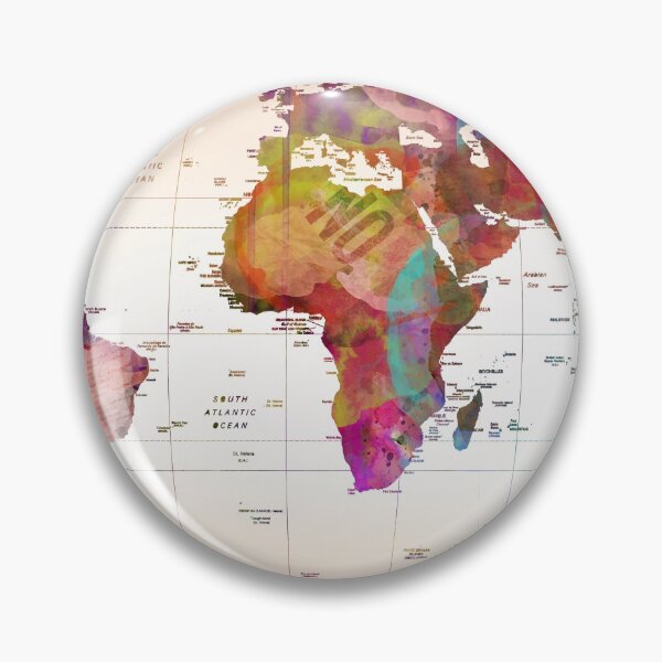 Item preview, map of the world designed and sold by mark ashkenazi.