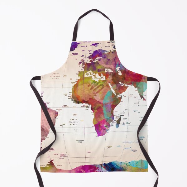 Item preview, map of the world designed and sold by mark ashkenazi.