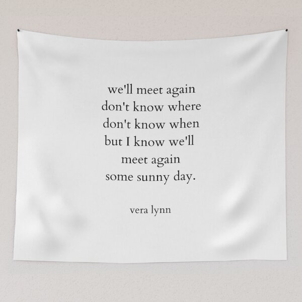 Item preview, we'll meet again. designed and sold by HighSociety00.