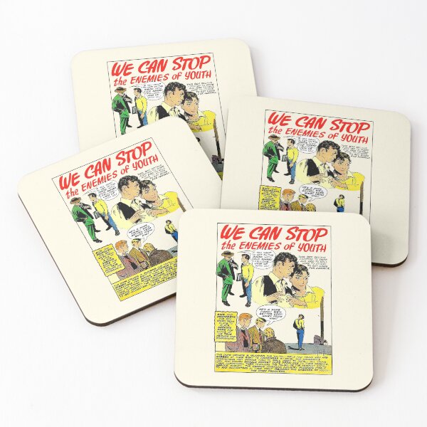Item preview, WE CAN STOP THE ENEMIES OF YOUTH designed and sold by ThrowbackAds.