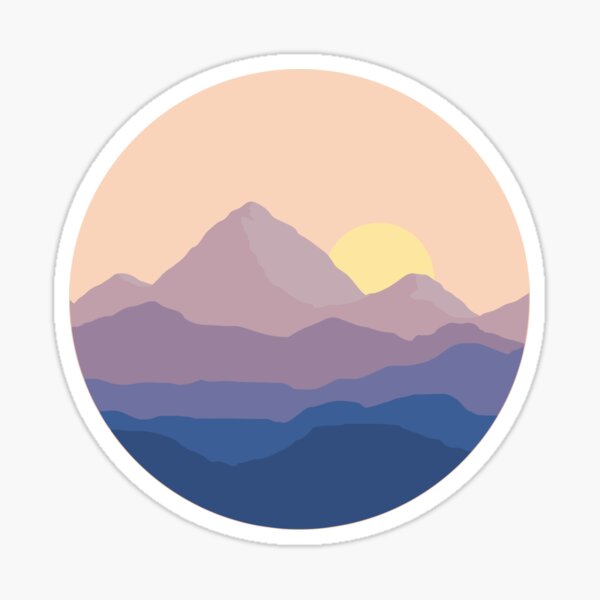 Aperçu de l'œuvre Chill Mountain Horizon créée et vendue par HinokoCraft.