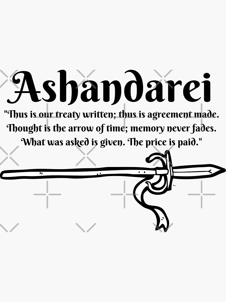 "Wheel Of Time Mat's Spear Ashandarei" Sticker for Sale by CeasarBratz